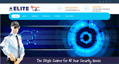 Desktop Screenshot of elitegroupsecurity.com